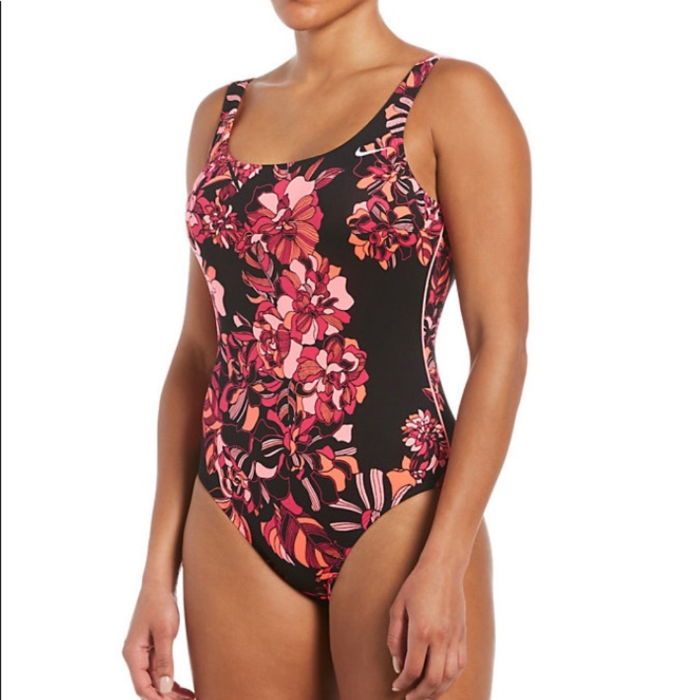 Nike Floral U-Back One Piece Swimsuit
